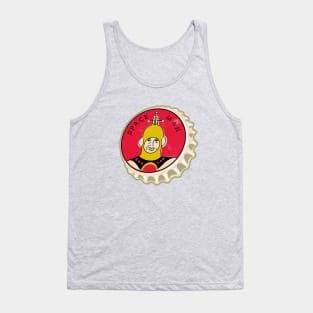 Vintage Ballin's Breweries Space Man Soda Bottlecap Tank Top